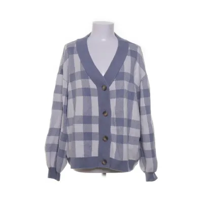 Cardigan (Blauw, Wit) van Dobber Viscose, Polyamide, Katoen, Wol