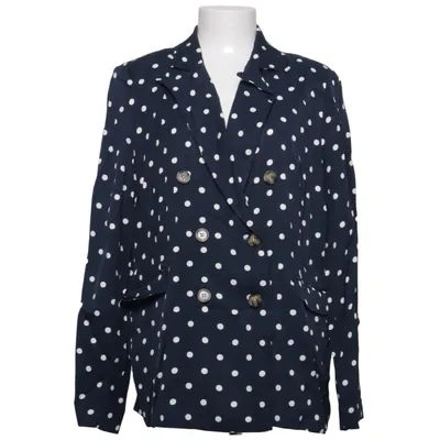 Blazer (Blue, White) from Jodhpur Viscose