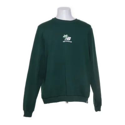 Collegetröja (Grön) från New Balance Bomull, Polyester, Ull