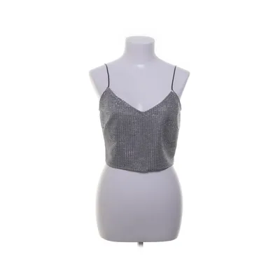 Crop top (Zilver) van Noisy May Polyester