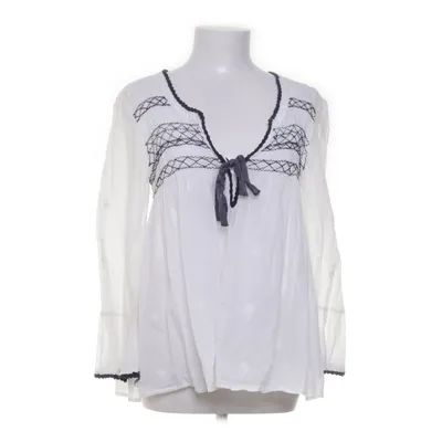 Blouse (White, Blue) from Odd Molly Cotton