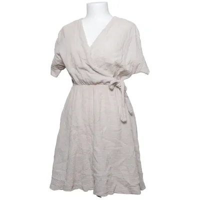Slå-om-kjole (Beige) fra Made in italy Bomuld