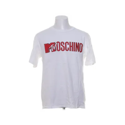 T-shirt (Wit, Rood) van H&M x Moschino Katoen