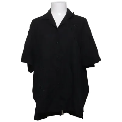 Short sleeve shirt (Black) from Ling Sang Cotton, Linen