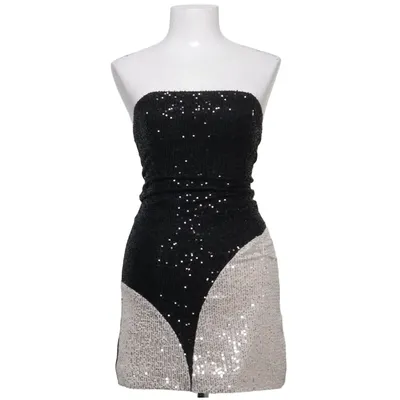 Robe (Noir, Argent) de Adoore Élasthane, Polyester