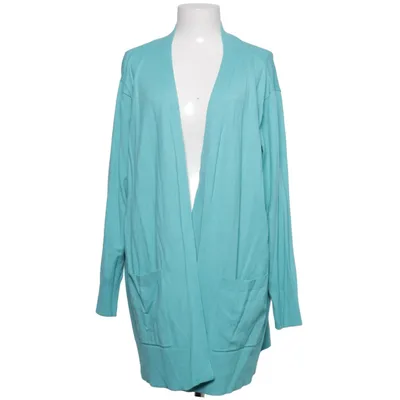 Cardigan (Turquoise) van Gina Laura Polyamide, Polyester, Viscose
