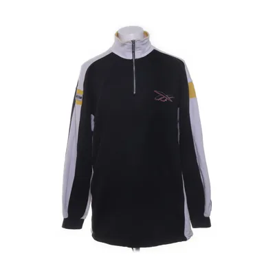 Sweatshirt (Sort, Hvid, Gul) fra Reebok Bomuld, Polyester