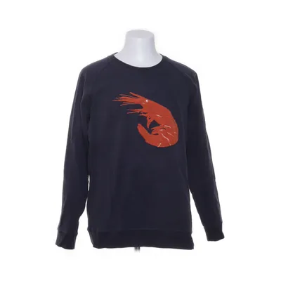 Collegetröja (Blå, Orange) från Emma och Malena Bomull, Elastan