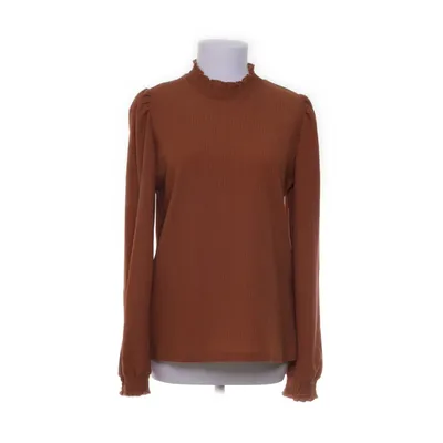 Blouse (Brown) from Lofty Manner Elastane, Polyester