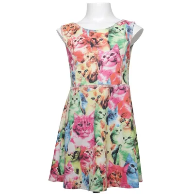 Jurk (Meerkleurig) van Fashion Classic Katoen, Polyester