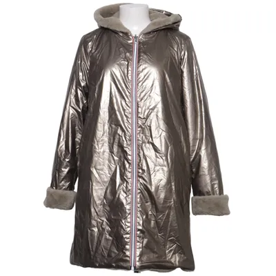 Vendbar jakke (Brun) fra Laura Jo Polyester, Polyurethan