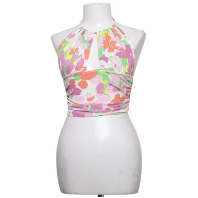 Halternecktopp (Flerfärgad) från Gina Tricot Elastan, Polyester