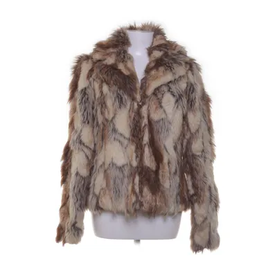Vinterjakke (Brun, Beige) fra VILA Akryl, Polyester