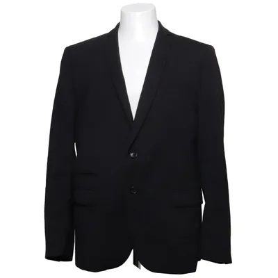 Blazer (Black) from Victor Elastane, Polyester, Viscose, Wool
