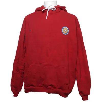 Huvtröja (Röd) från Osthang Bomull, Polyester