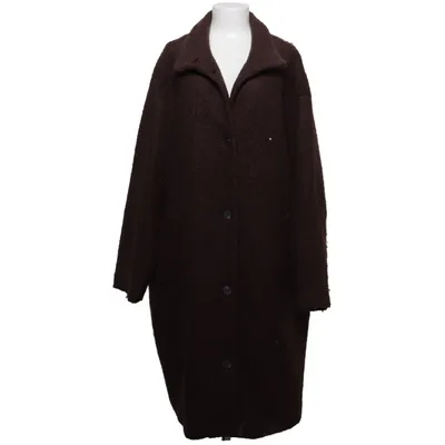 Frakke (Brun) fra Lindex Polyester, Uld