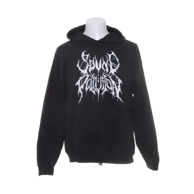 Huvtröja (Svart) från Gildan Bomull, Polyester