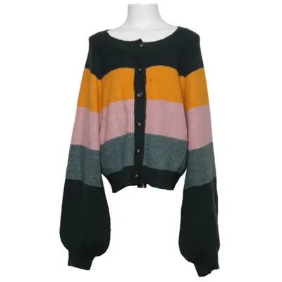 Strickjacke (Grün, Gelb, Pink, Mehrfarbig) von Name It Acryl, Elasthan, Polyamid