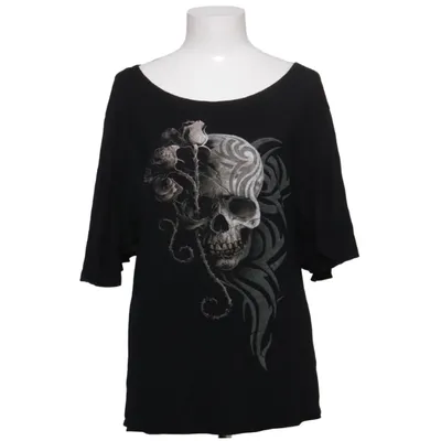T-shirt (Noir) de Spiral Élasthane, Viscose