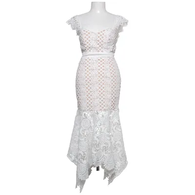 Robe de cocktail (Blanc, Beige) de Jarlo Polyester