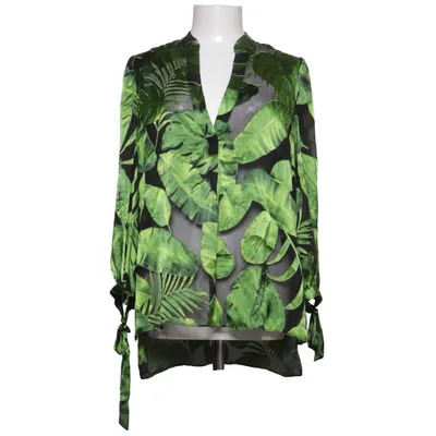 Blouse (Groen, Zwart) van Alice + Olivia Elastaan, Polyester, Zijde, Viscose