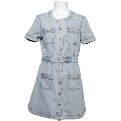 Robe en jean (Bleu) de Self-Portrait Coton