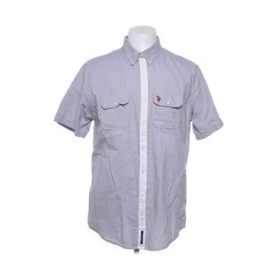 Kortärmad skjorta (Blå, Vit) från U.S. Polo Assn. Bomull