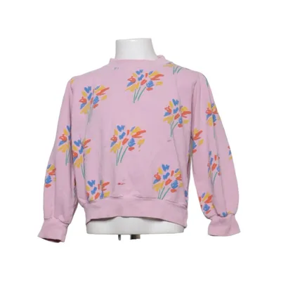 Sweatshirt (Pink, Flerfarvet) fra Bobo Choses Elastan, Økologisk bomuld