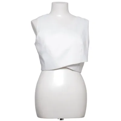 Crop top (Blanc) de Chicwish Polyester