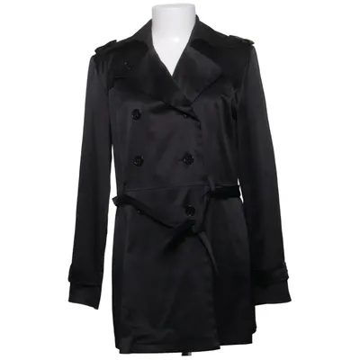 Trenchcoat (Sort) fra Salko Bomuld, Elastan, Polyester