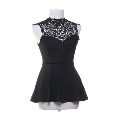 Peplum top (Black) from Bubblegum Elastane, Polyester