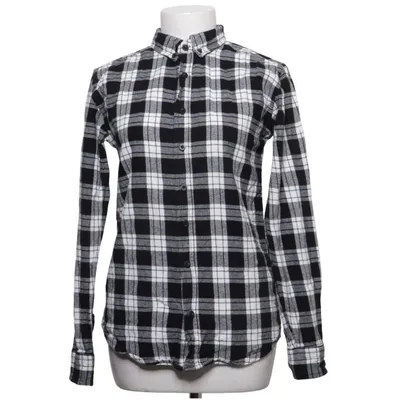 Flanellen overhemd (Zwart, Wit) van Denim Project Katoen