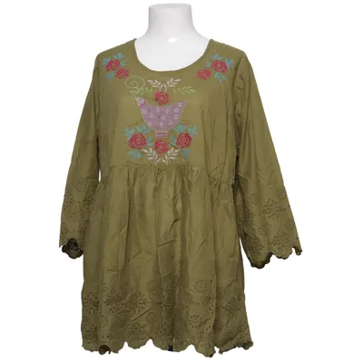 Blouse (Vert, Multicolore) de Gudrun Sjödén Coton