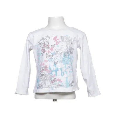 Långärmad t-shirt (Vit, Flerfärgad) från Kikstar Bomull