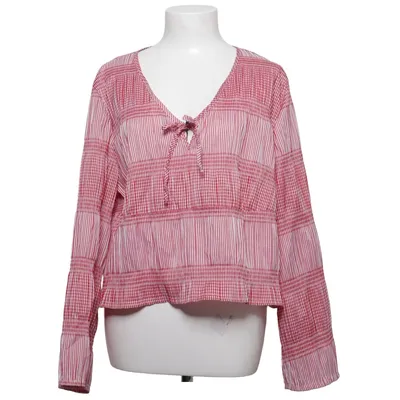 Blus (Röd, Vit) från Åshild Bomull, Elastan, Polyester