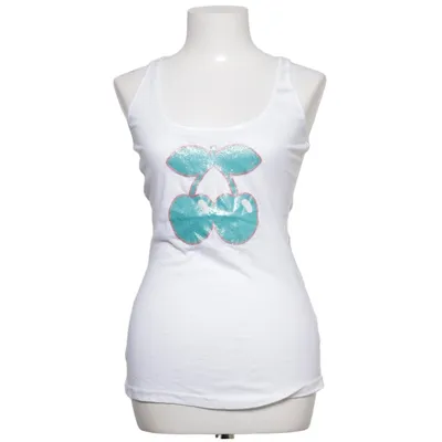 Débardeur (Blanc, Turquoise) de Pacha Coton
