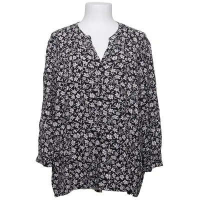 Bluse (Sort, Hvid) fra Happy Holly Viscose