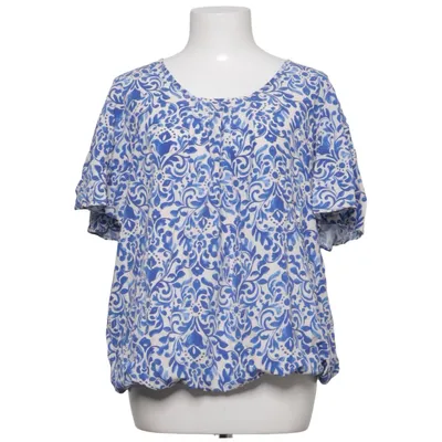 Top (Blue, White) from Paprika Viscose