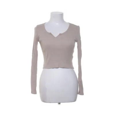 Långärmad t-shirt (Beige) från Gina Tricot Bomull