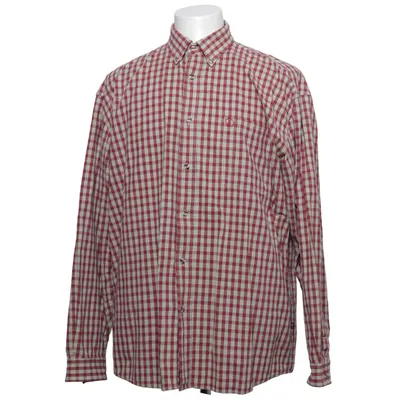 Buttondown-skjorta (Röd, Vit) från Fjällräven Bomull