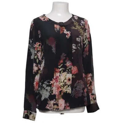 Blouse (Noir, Multicolore) de Passport Soie
