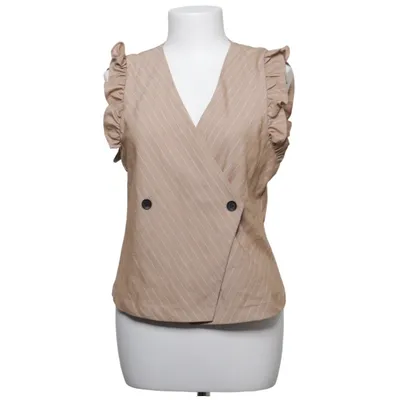 Jakkesætsvest (Lydia Sand Stripe Vest) fra Continue Elastan, Polyester