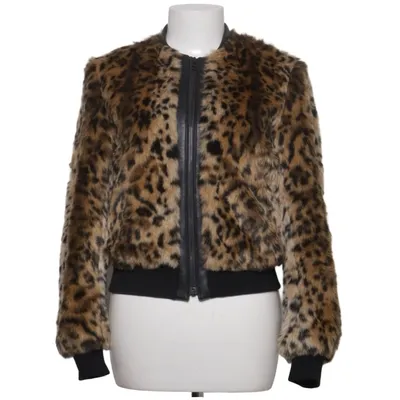 Veste (Marron, Noir) de Carine Roitfeld for Uniqlo Coton, Élasthane, Polyester, Polyuréthane