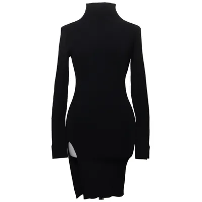 Robe à col roulé (Noir) de By Malene Birger Élasthane, Viscose