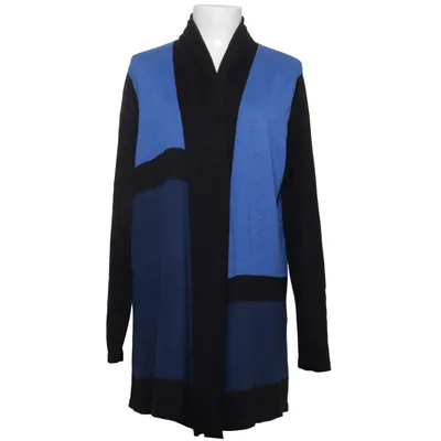 Cardigan (Blå, Sort) fra Cellbes Bomuld, Viscose