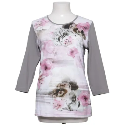 T-shirt à manches longues (Gris, Rose, Blanc) de Fabiani
