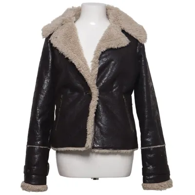 Shearlingjacka (Brun, Beige) från Soccx Akryl, Polyester