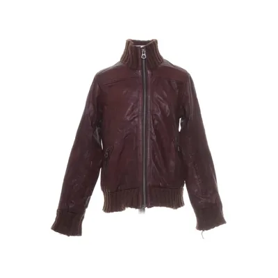 Leather jacket (Brown) from Scotch R'Belle Cotton, Leather, Polyester