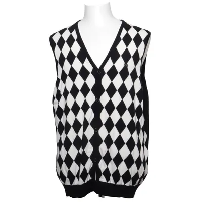 Vest (Black, White) from Adam Cotton