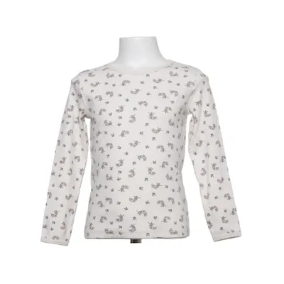 T-shirt à manches longues (Beige, Multicolore) de H&M Adorables Coton, Élasthane